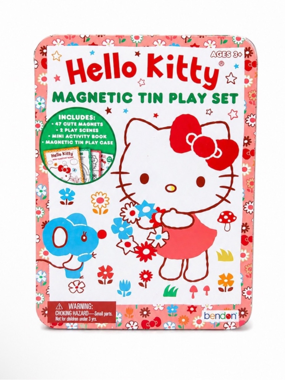 Hello Kitty Magnetic Tin Play Set